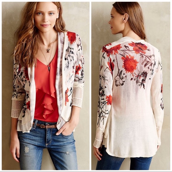 Anthropologie Sweaters - Anthropologie Knitted & Knotted Watermark Cardi